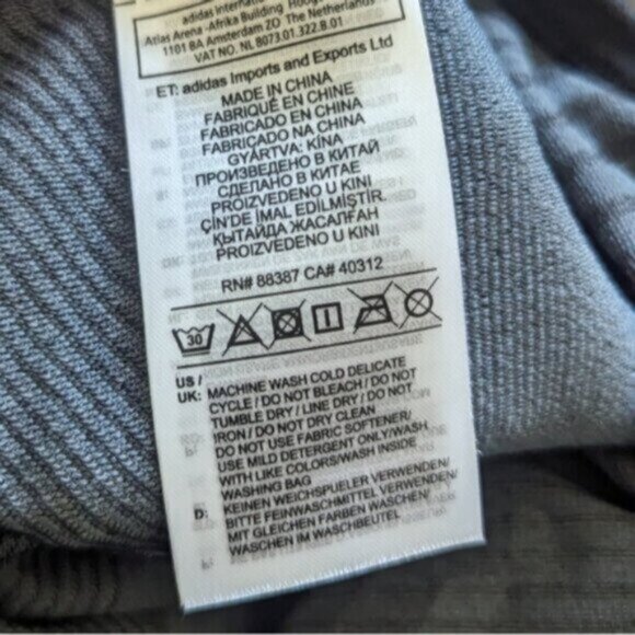 NWT Adidas Matchcode sleeveless athletic tank top - blue/gray/black - Picture 8 of 9